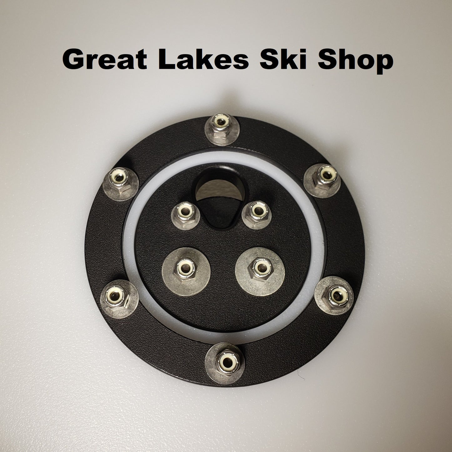 2008-2018 FX Cup Holder Mount Kit with 2-1/4" RAM Ball Base with Black 304 Stainless Screws