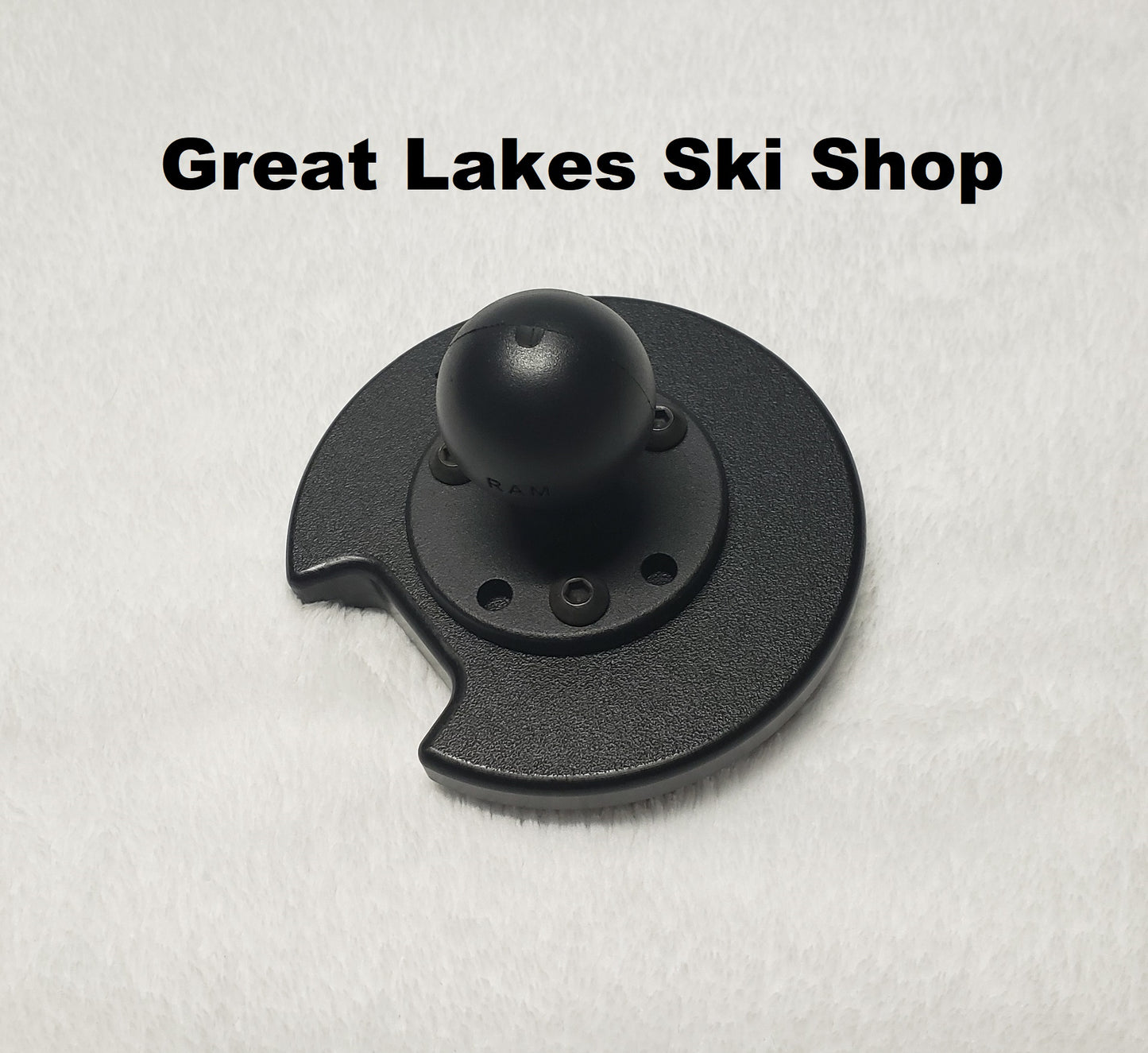 2022 - 2026 FX Cup Holder Mount with 1-1/2" RAM Ball Base - Single w/ Black 304 Stainless Screws