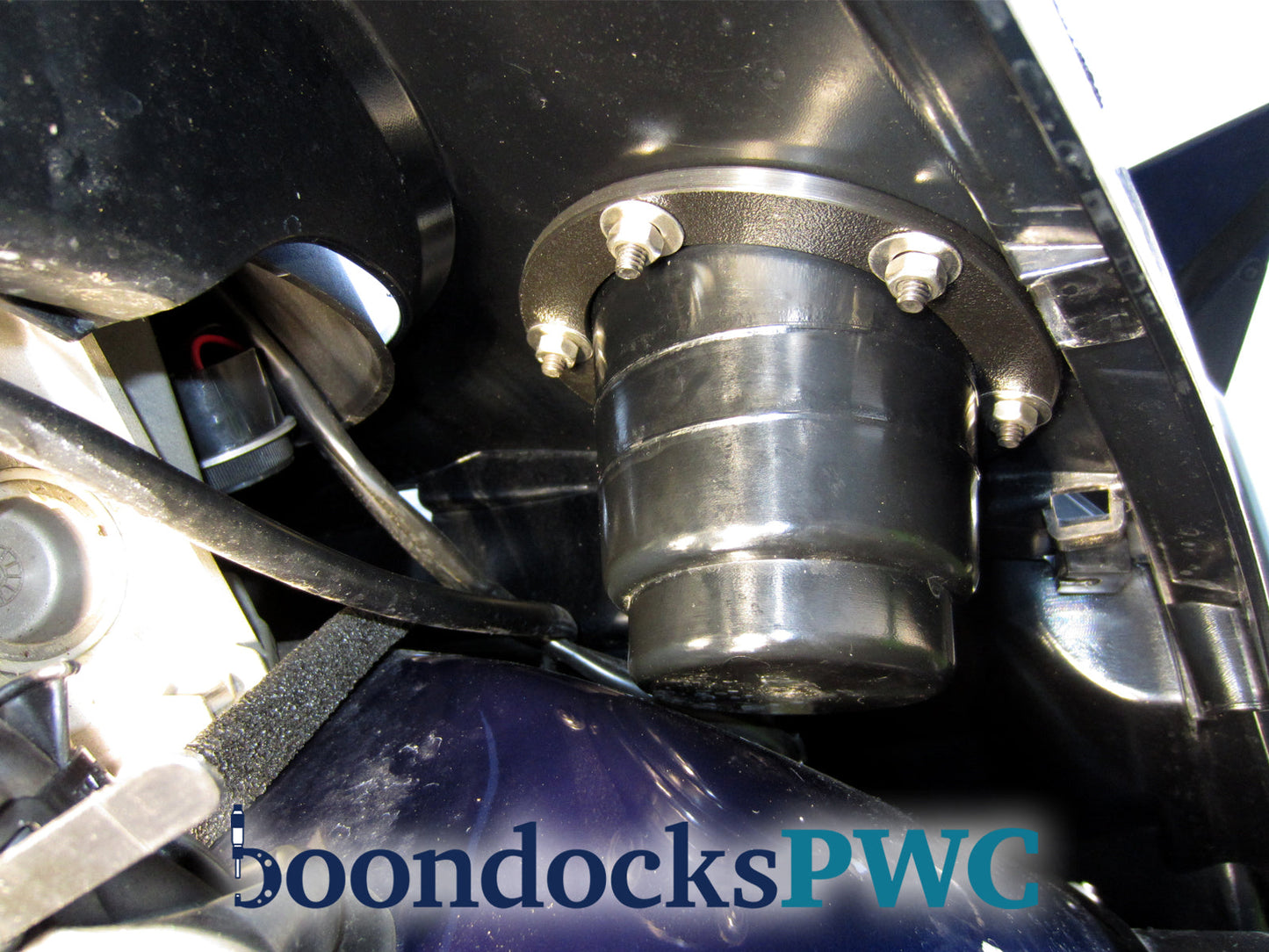 2008-2018 FX Cup Holder Mount Kit w/ 1-1/2" RAM Ball Base w/ Bright 316 Stainless Screws