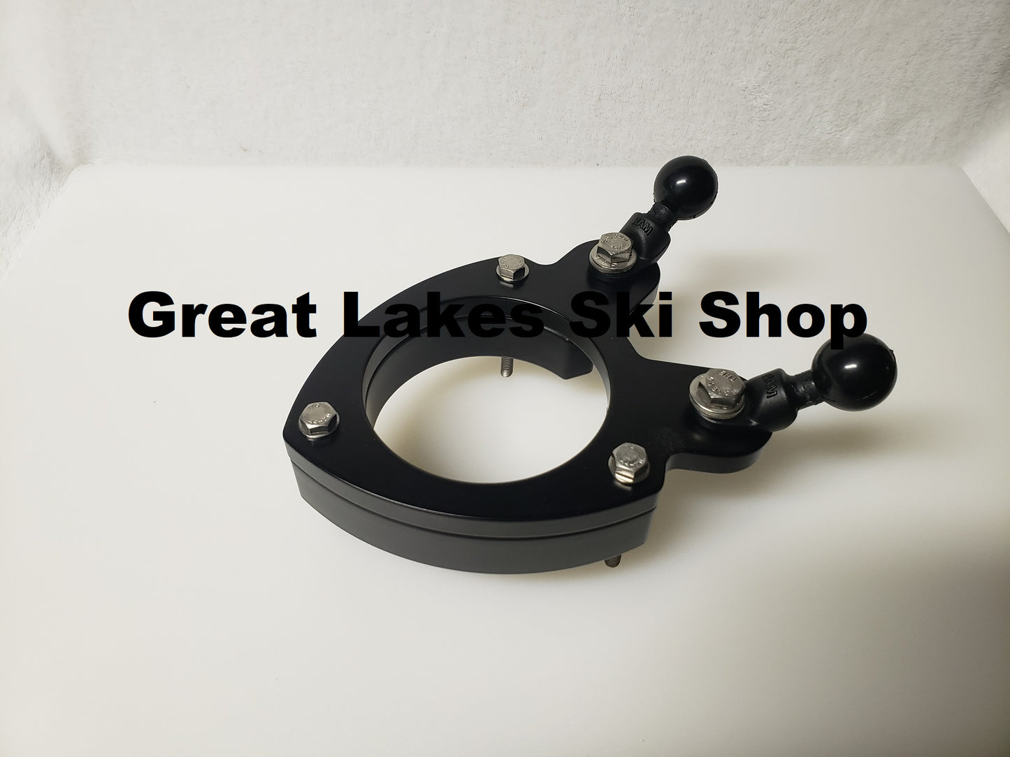 2019-2021 Yamaha FX Waverunner Double 1"  RAM Ball Base Bracket w/ 316 Stainless Screws. Open for YOUR Drop-in Speaker w/ Notched Cable Pass-thru Spacer