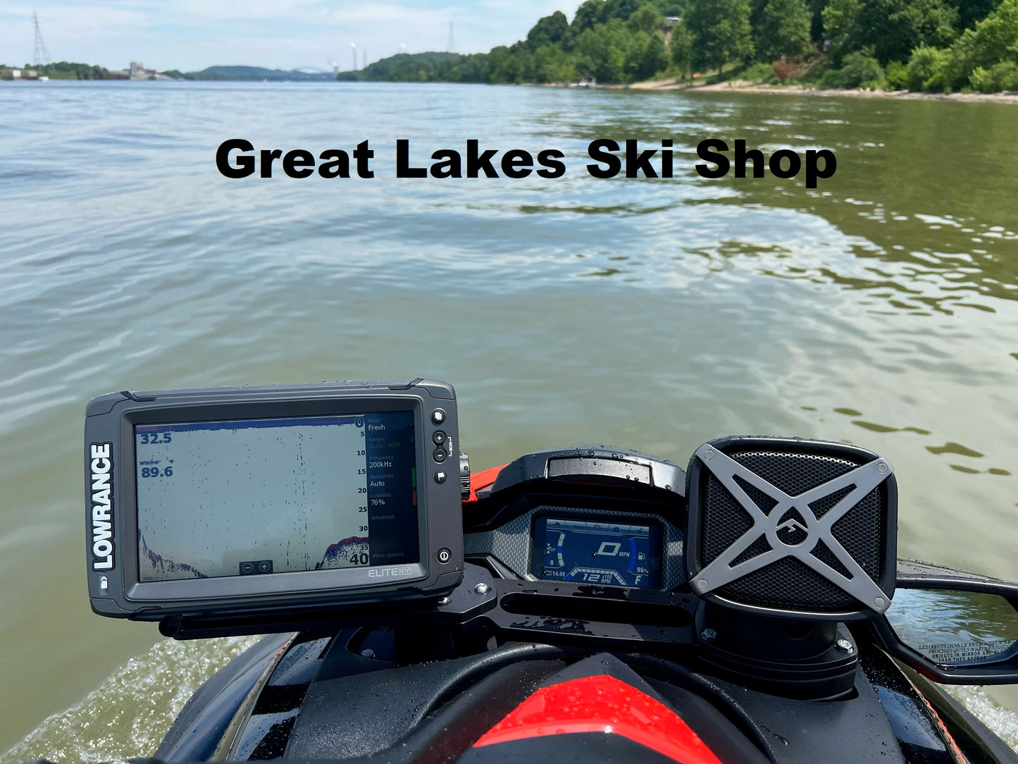2019-2021 Yamaha FX Waverunner GPS Crossbar Bracket w/ Left Sided GPS Mounting Arm w/ 316 Stainless Screws w/ Right Sided Bottle Holder